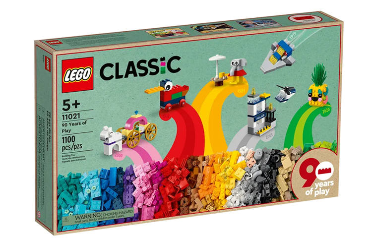 LEGO LEGO Classic 90 Gaming Plastic Building Blocks 1001 2000pcs 11021