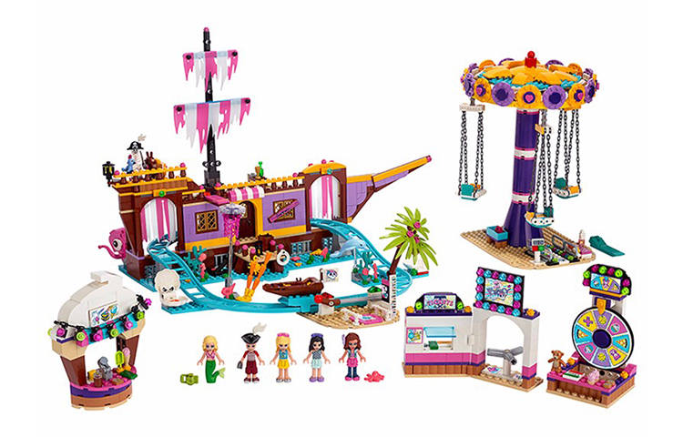 LEGO Good Friend Collection, Heart Lake City Luxury Amusement Park Plastic Building Blocks 1001 2000pcs 41375