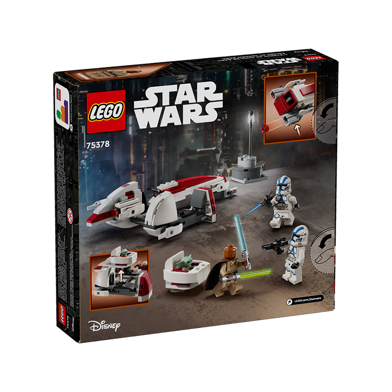 LEGO Star Wars Collection BARC Flying Motorcycle Great Escape Building Blocks 221pcs 75378