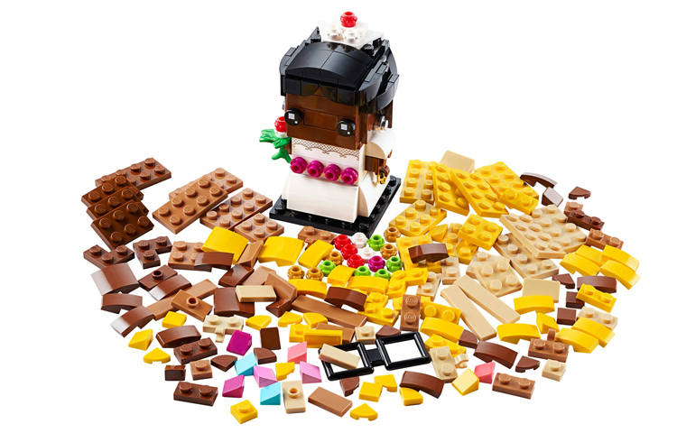 LEGO LEGO Brickheadz Wedding Bride Building Block Figures 306pcs 40383
