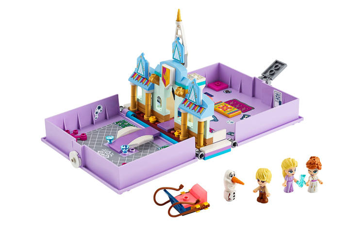 LEGO Disney Collection Elsa Disney Frozen Collection, Anna And Elsa's Adventure Book Building Blocks 133pcs 43175
