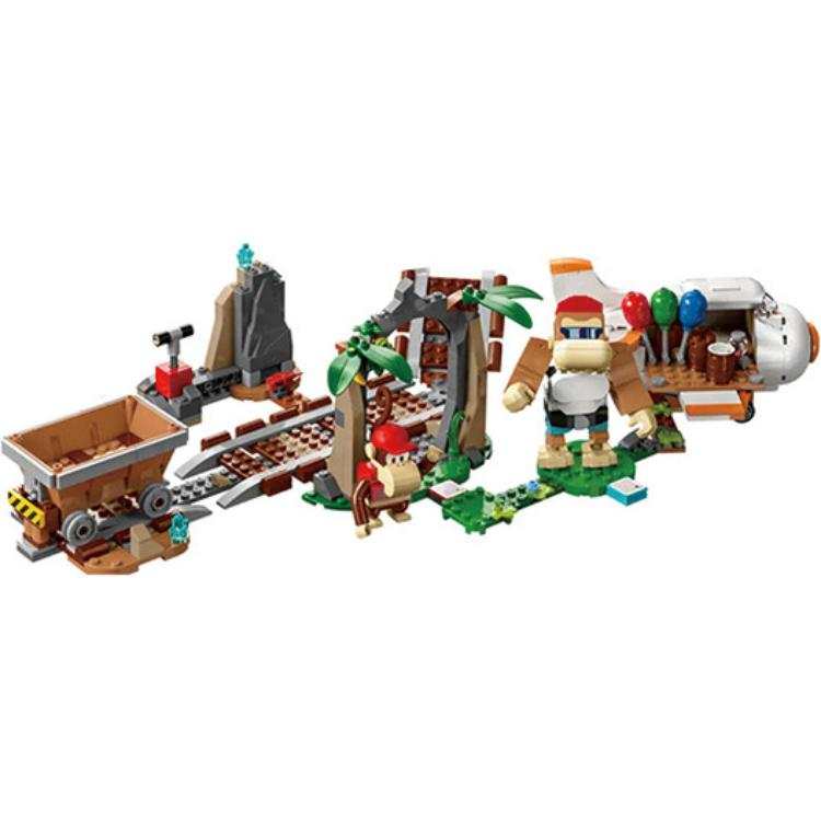 LEGO Super Mario Didi King Kong's Mining Cart Cycling Expansion Set Building Blocks 1157pcs 71425