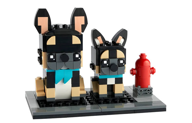 LEGO BrickHeadz France Shepherd Dog Building Blocks 237pcs/pzs 40544