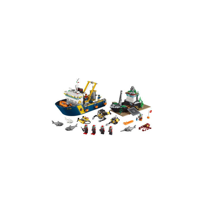 LEGO City Collection Deep Sea Exploration Vessel Building Blocks 601 1000pcs 60095