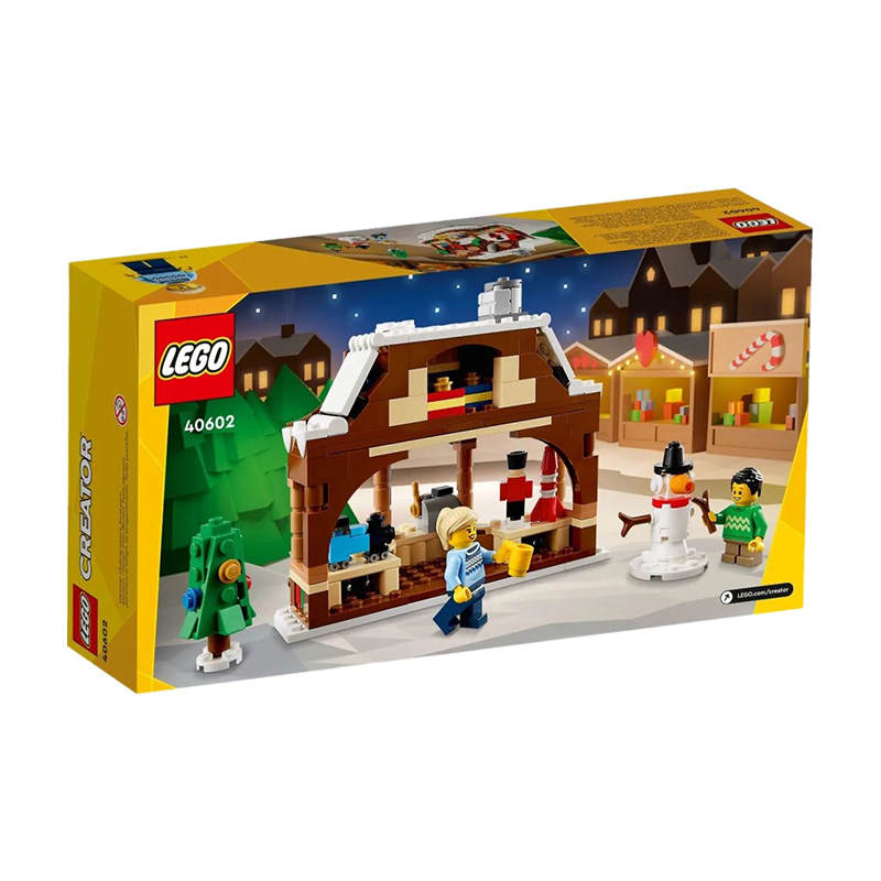 LEGO Creator 3 in 1 Winter Market Stall Intelligence/Brain Training Building Blocks 271pcs 40602 1