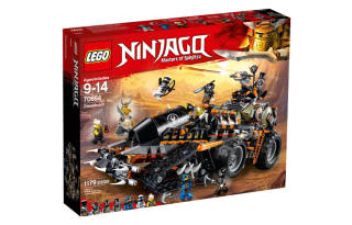 LEGO Phantom Ninja Collection Heavy Duty Dragon Catching Truck Building Blocks 1179 70654