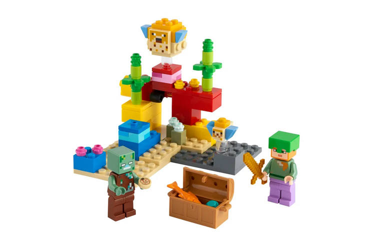 LEGO My World Collection Coral Reef Building Blocks 92 21164
