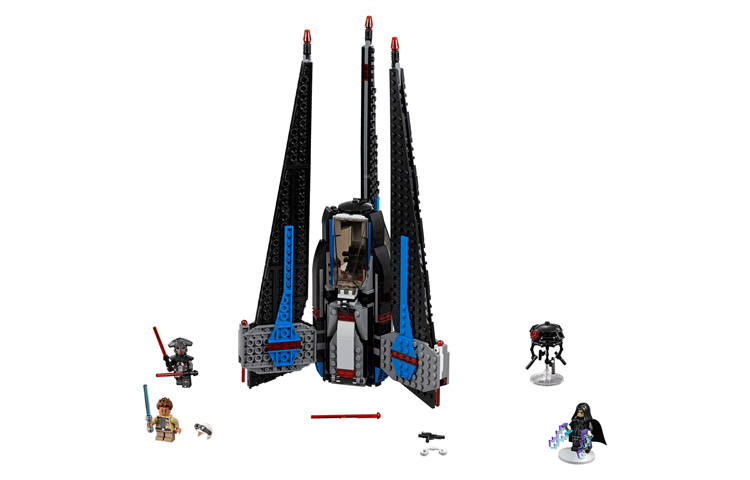 LEGO LEGO Pursuer I Type Fighter Plastic Building Blocks 557pcs 75185