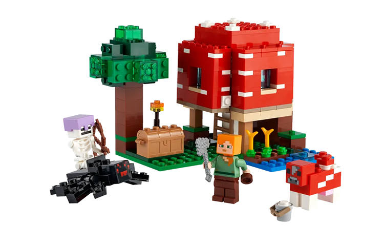 LEGO LEGO The Mushroom House Building Blocks 21179