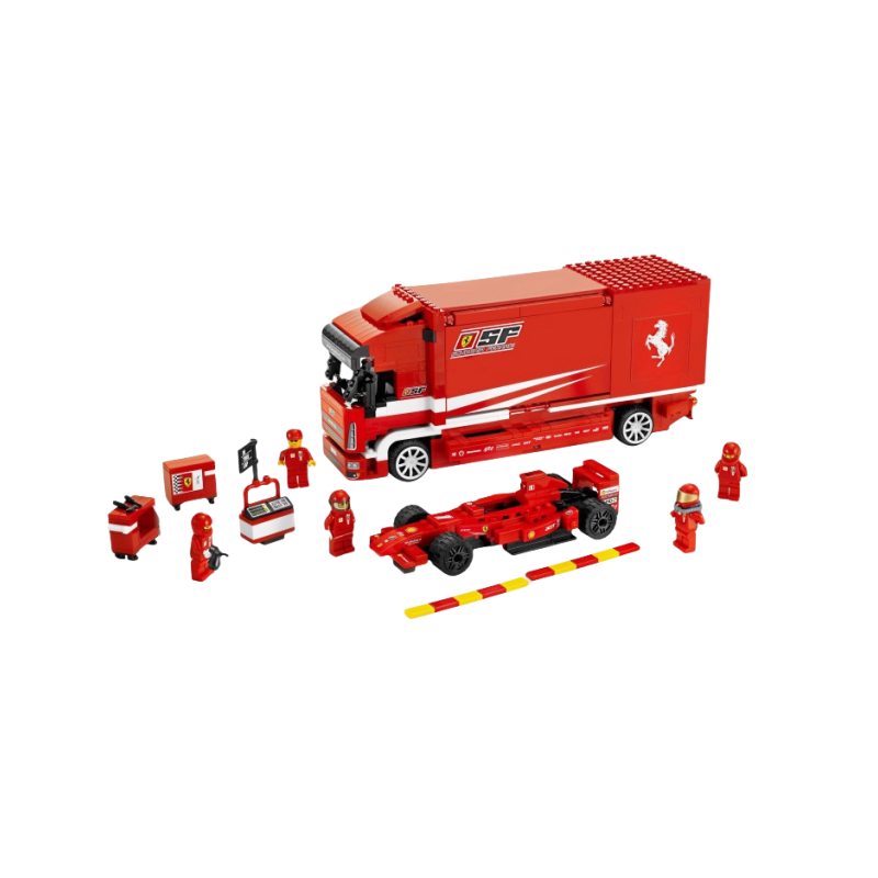 LEGO Super Racing Collection Ferrari Truck Creative Plastic Building Blocks 301 600pcs 8185