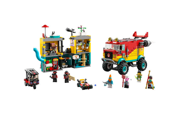 LEGO Qi Xiaotian Monkie Kid, Goku Adventurers Off Road Vehicle Building Blocks 1406 Pcs/pzs 80038