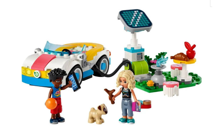 LEGO Good Friend Collection New Energy Vehicles And Charging Stations Building Blocks 170pcs 42609