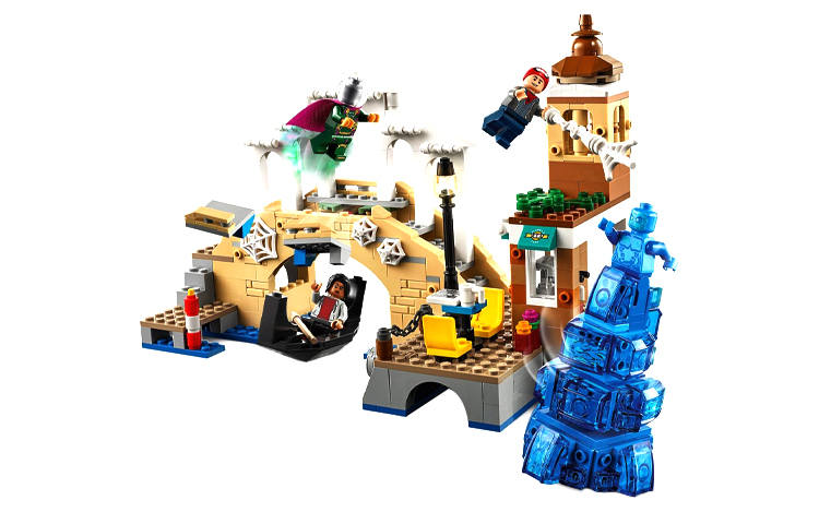 LEGO Super Hero Collection Water Man Attack Marvel Spider Man Plastic Building Blocks 471pcs 76129