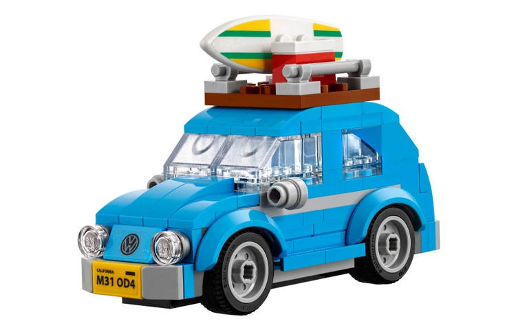 LEGO LEGO Creator Mini Volkswagen Beetle Shell Building Blocks 141pcs 40252