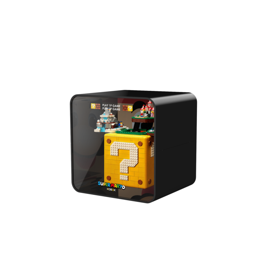 LEGO LEGO Super Mario 64 Question Mark Brick & Black Assembly Display Case Version A Building Blocks 601 1000