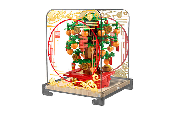 LEGO Money Tree & Heat Bending Unibody Building Blocks 336pcs 40648 Display Case 1