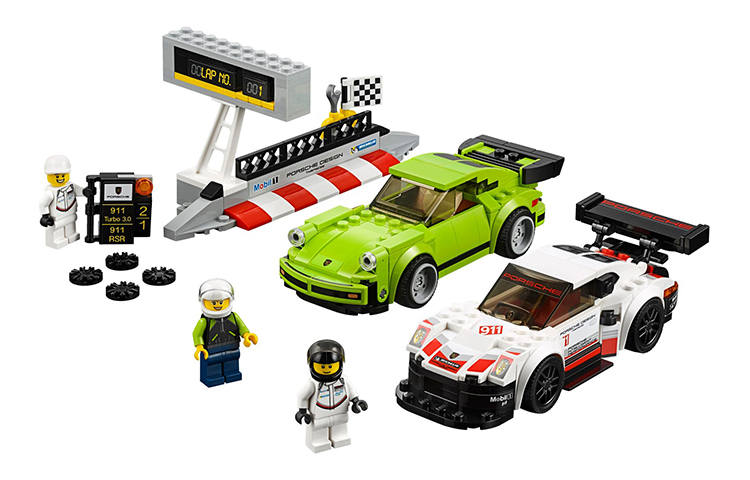 LEGO Super Racing Collection Porsche 911 RSR Turbo 3.0 Building Blocks 301 600pcs 75888