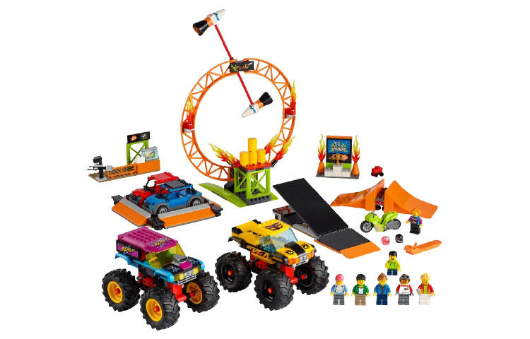 LEGO LEGO Cool And Flashy Stunt Show Plastic Building Blocks 601 1000pcs 60295