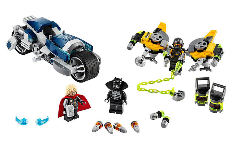 LEGO LEGO Marvel Speed Tank Attack Plastic Building Blocks 0 300pcs 76142