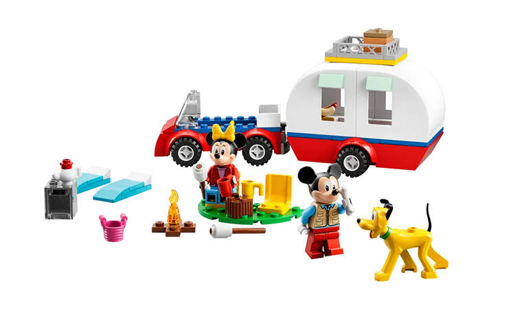 LEGO Mickey And Friends Collection, Mickey And Minnie's Camping Adventure Building Blocks 103pcs 10777