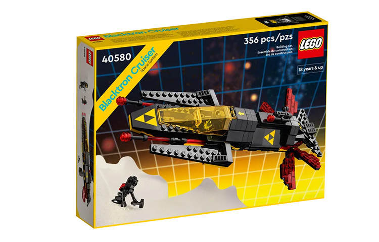 LEGO Icons Blacktron Cruiser Building Blocks 356pcs 40580