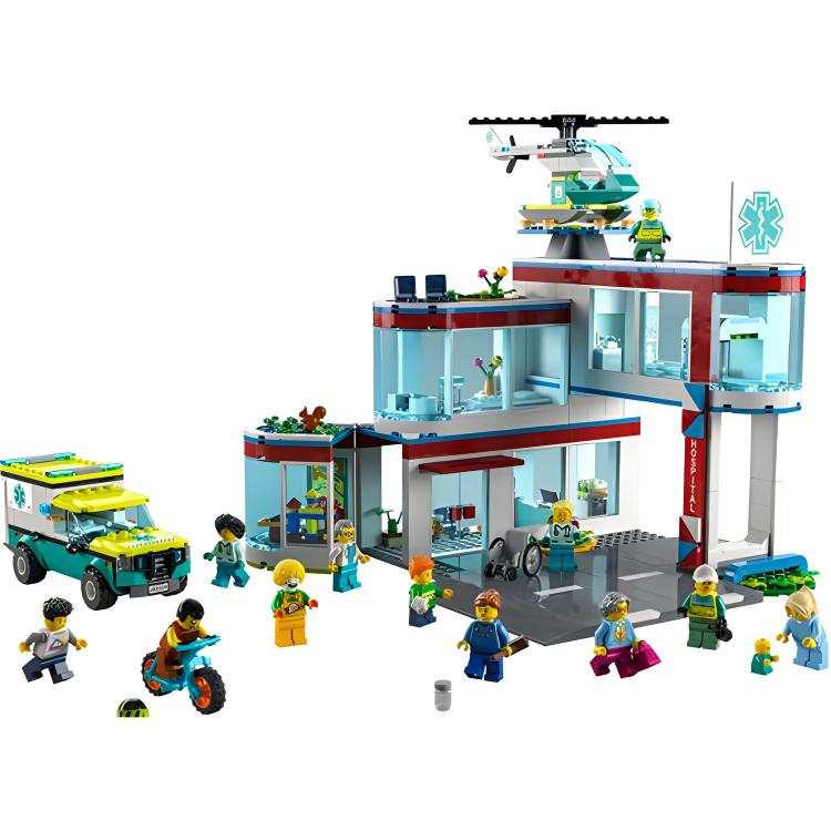 LEGO City Hospital Plastic Building Blocks 601 1000pcs 60330