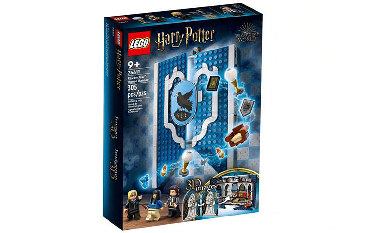 LEGO Harry Potter Collection Ravenclaw House Flag Building Blocks 305pcs 76411