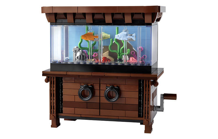 LEGO LEGO Bricklink Spring Driven Aquarium Building Blocks 874pcs 910015