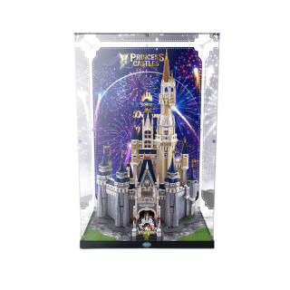 LEGO Disney Park Castle & Assembly Display Case Building Blocks 4080pcs 71040 Display Case A