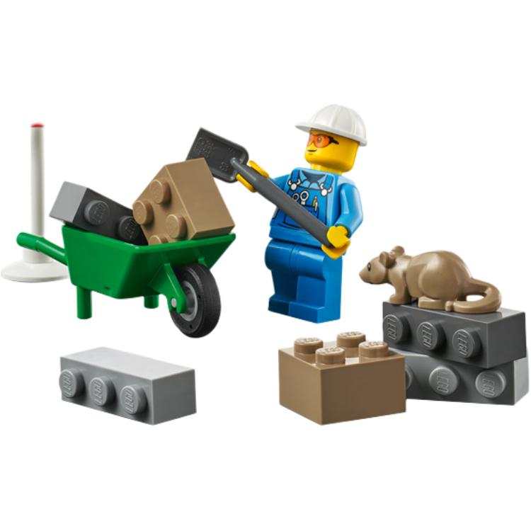 LEGO City Collection, Road Construction Vehicle, Assembly Building Blocks 0 300pcs 60284