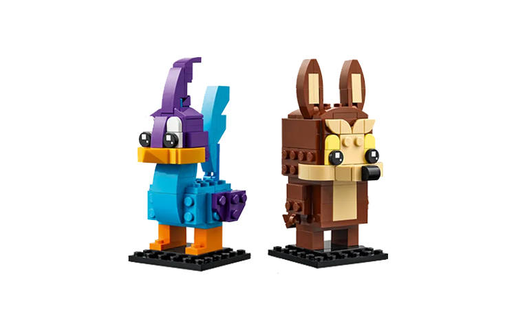 LEGO Brick Headz Looney Tunes Road Runner & Wile E. Coyote Set 40559