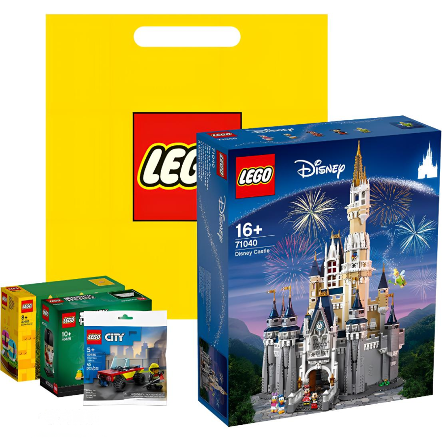 LEGO Disney Collection Castle Building Blocks 2001 5000pcs 71040 Shopping Bag Set