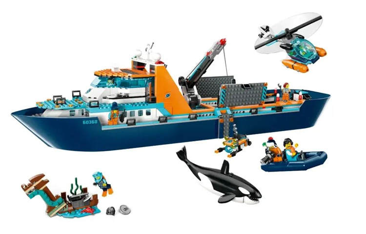 LEGO LEGO Arctic Explorer Ship Building Blocks 60368