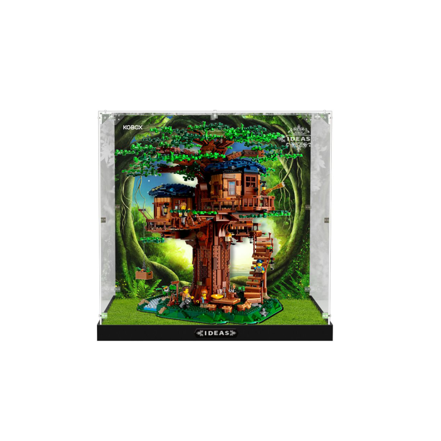 LEGO Treehouse & Fashion Assembly Style Building Blocks 300pcs 21318 Display Case 2
