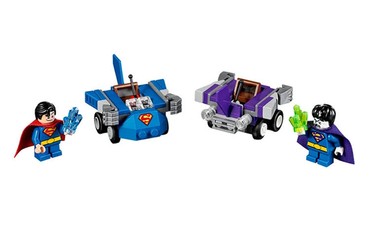 LEGO Superhero Collection, Mini Battle Car, Superman Vs. Buro Plastic Building Blocks 0 300pcs 76068