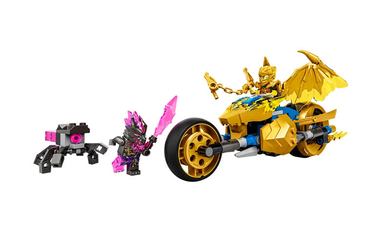 LEGO Phantom Ninja Collection Jack's Gold Shenron Motorcycle Building Blocks 137pcs 71768