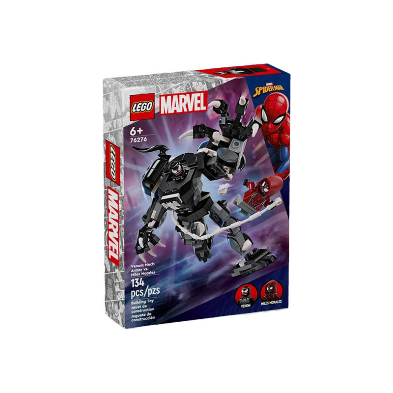 LEGO Super Hero Collection Venom Mecha Battle Miles Morales Building Blocks 134pcs 76276