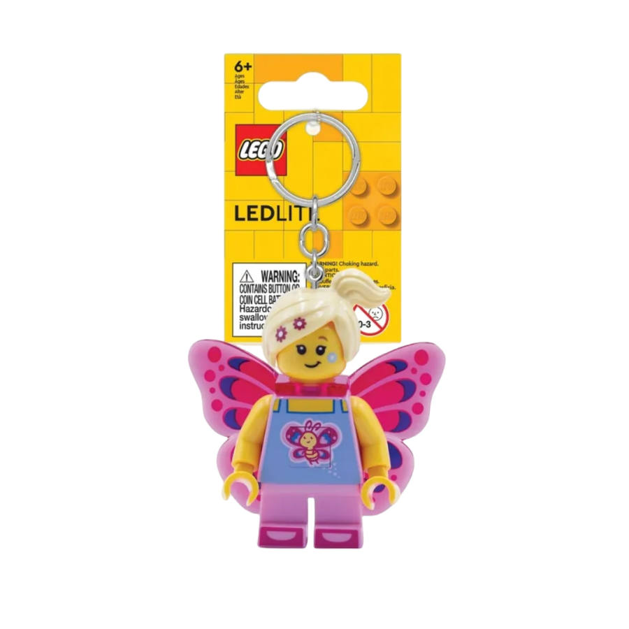 LEGO Butterfly Girl, Keychain Building Blocks 1pcs LGL K171H
