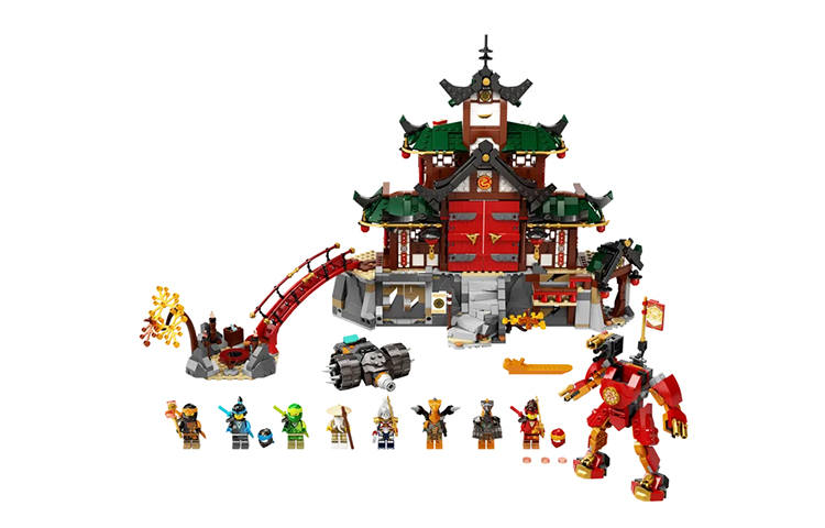 LEGO LEGO Phantom Ninja Collection Ninja Dojo Temple Building Blocks 1001 2000pcs 71767