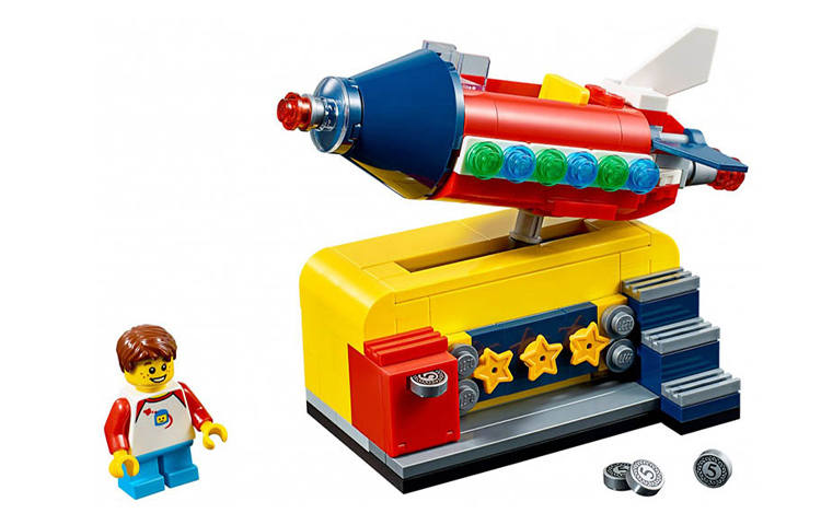 LEGO LEGO Space Rocket Rocking Ride on Plastic Building Blocks 154pcs 40335