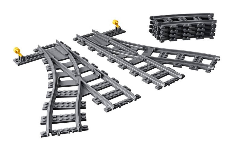 LEGO LEGO City Collection Directional Switch Track Building Blocks 8pcs 60238