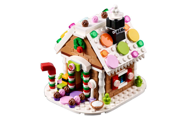 LEGO LEGO Gingerbread House Plastic Building Blocks 277pcs 40139