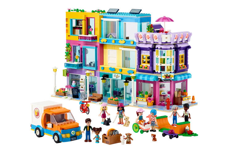 LEGO Good Friend Collection Creative Versatile Luxury Street View Building Blocks 1682pcs 41704