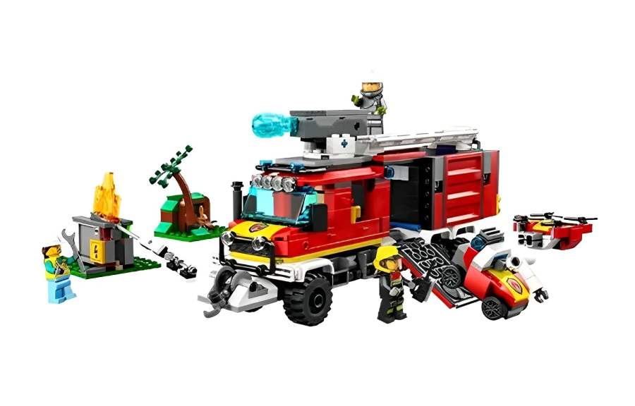 LEGO LEGO Fire Command Truck Building Blocks 60374