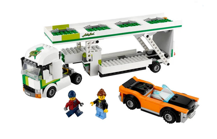 LEGO City Collection, Car Transport Vehicle Building Blocks 301 600pcs 60305