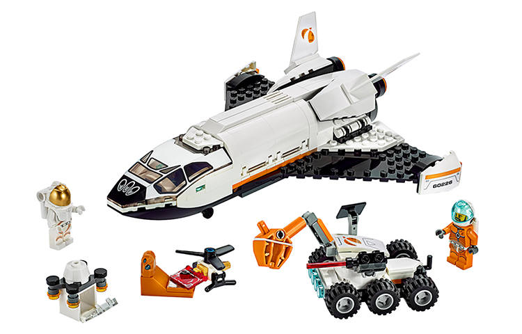 LEGO LEGO City Collection Mars Exploration Space Shuttle Building Blocks 0 300pcs 60226