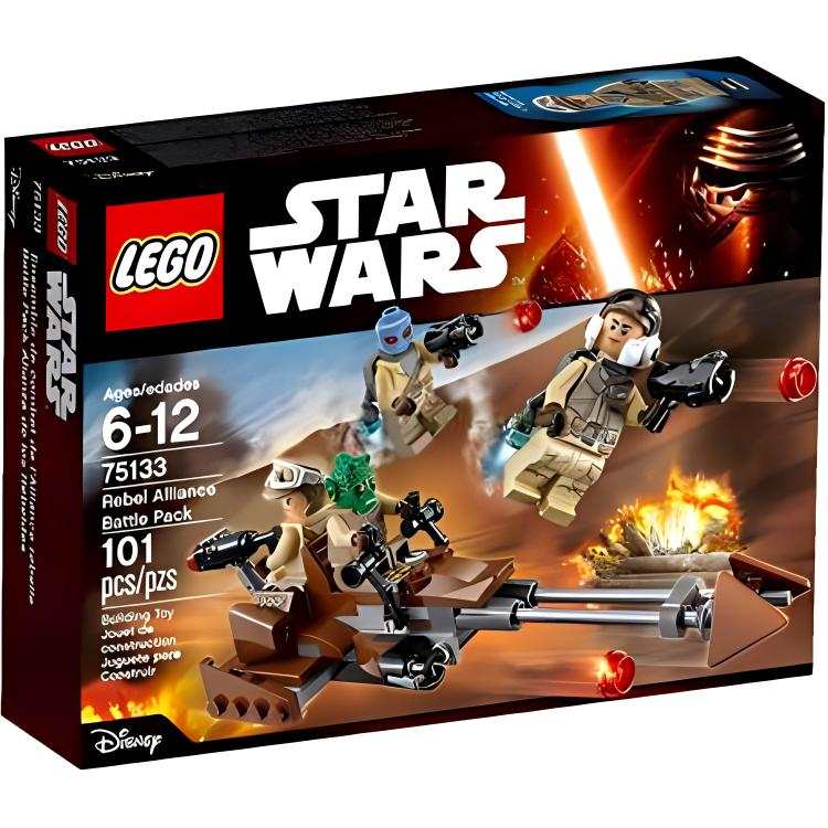 LEGO Star Wars Collection Star Wars Characters Star Wars, The Force Awakens, Rebel Battle Set, Assembly Building Blocks