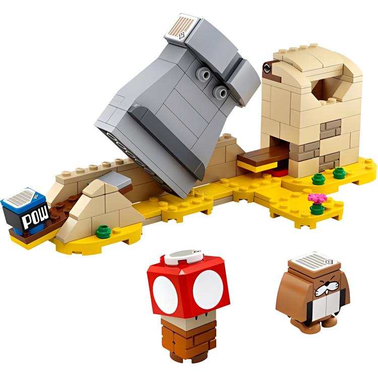 LEGO Super Mario Collection, Monty Mole And Super Mushroom Expansion Levels Plastic Building Blocks 163pcs 40414