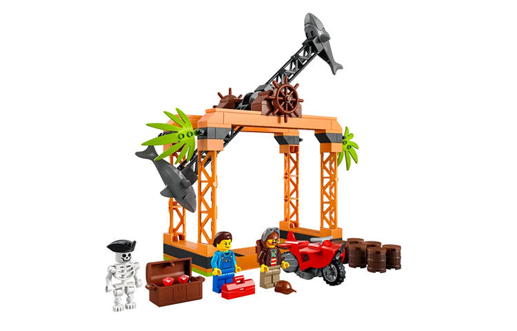 LEGO LEGO City Collection, Shark Attack Special Techniques Building Blocks 122 Pcs 60342