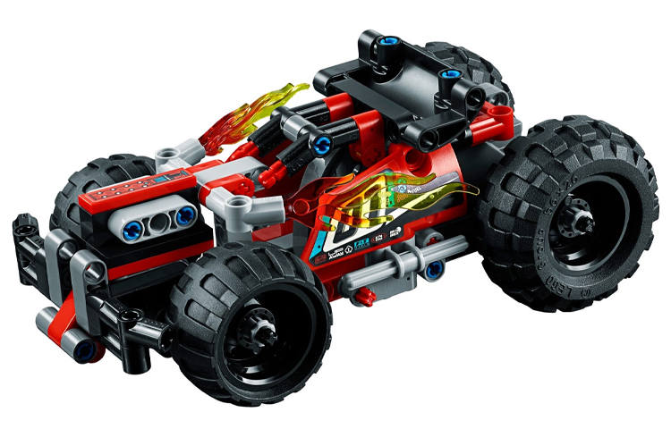 LEGO Technology Mechanical Set Car Model, High Speed Racing, Fierce Attack Building Blocks 139 Pcs/pzs 42073